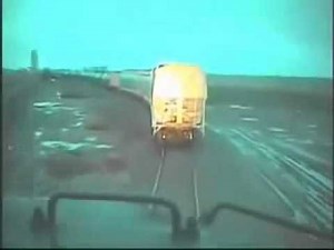 Live On-Board Train Crash