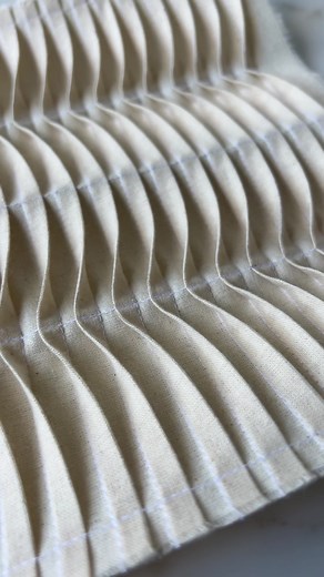 The beauty and satisfaction of pintucks 🫡. Pintucks add a beautiful tactile feature to fabrics and they’re surprisingly easy to achieve 🥰 #teaganjacobs #clothingbrand #design #pintucks #texture #pleats #handmadewithlove #sewtok #sewing
