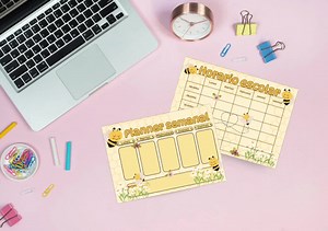Bee Weekly Planner & School Schedule Printable (A4 Download) - Etsy UK