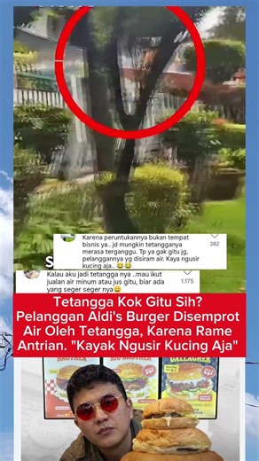 PEMBELI ALDI BURGER DISEMPROT AIR #alditaher #gosipartis #beritaterkini #viralvideo #keluargaartis