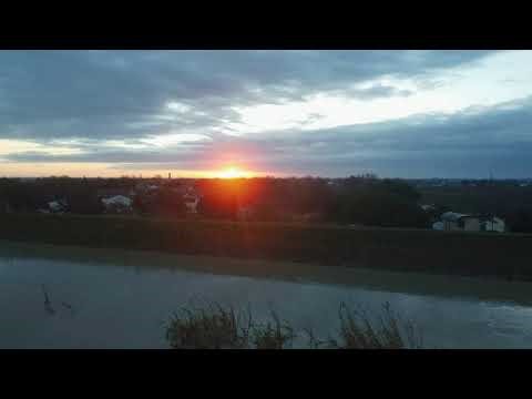 Alluvioni in Emilia-Romagna. Fiume Lamone, Bagnacavallo. Natale. 8:00. 26.12.2025. [Video drone]