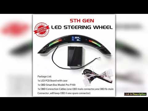 Car Auto Steering Wheel LED Display with Intellignet Module Kit Universal Accessory for LED