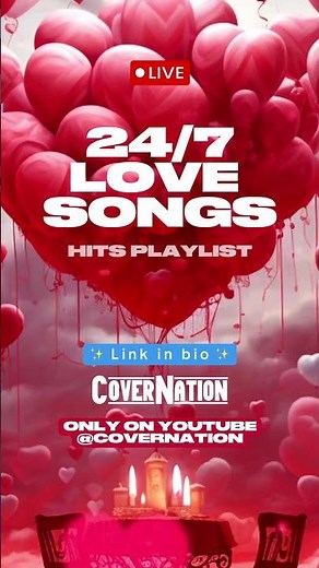 Check out our love songs 24/7 livestream radio here just in time for Valentines Month 💕 🌹💘
