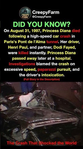 Princess Diana: The Crash That Shocked the World