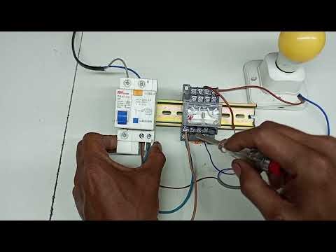 How to connect a 220Vac proximity sensor to a 220Vac relay