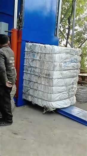 Horizontal Baler — High Efficiency Waste Compression & Recycling Solution!#factory #machine