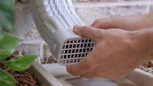 Amerimax Home Products 3 in. x 4 in. White Vinyl Rodent Guard 37553