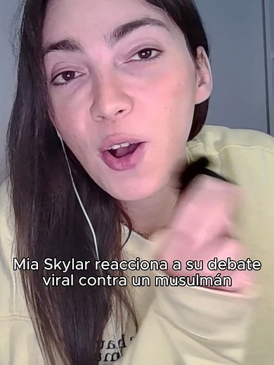 Mia Skylar reacciona a su debate con Omar