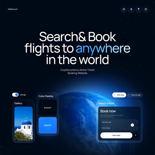 Cryptocurrency Airline Ticket Booking Website