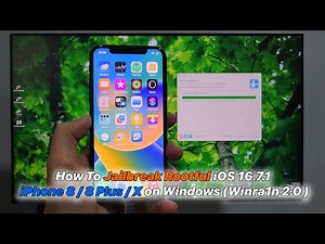How To Jailbreak Rootful iOS 16.7.1 iPhone 8 / 8 Plus / X on Windows (Winra1n 2.0 Tutorial)