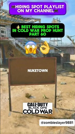 👌 BEST Hiding Spots in Cold War Prop Hunt! (Part 60)