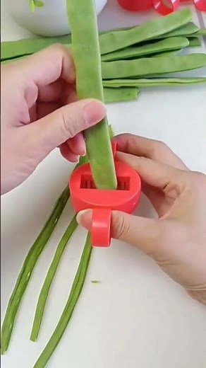 Bean slicer cutter, convenient french style green vegetable runner bean slicer cutter| AmazonProBox