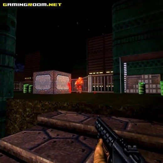 Angled weapons and Doom Eternal in a dark classic Doom #doom #short #doomods #shorts #gameplay