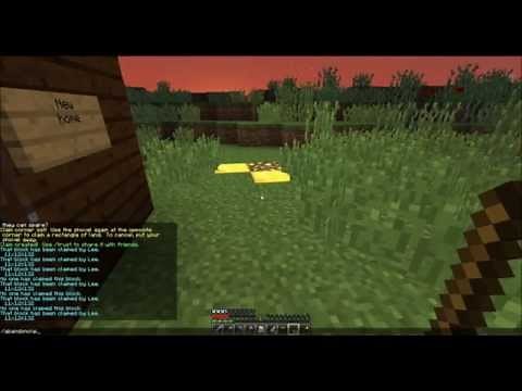 GriefPrevention [super short tutorial] [protect your land]