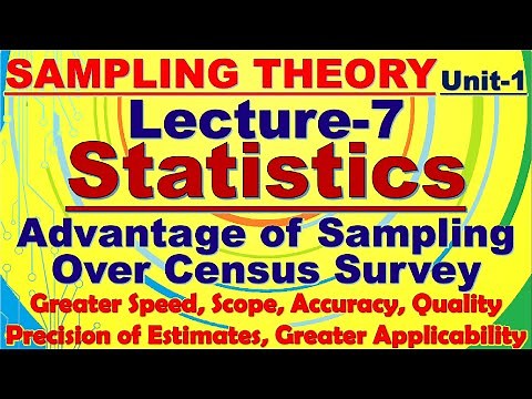 7. Advantage of Sample over Complete Census [ISS_Material]
