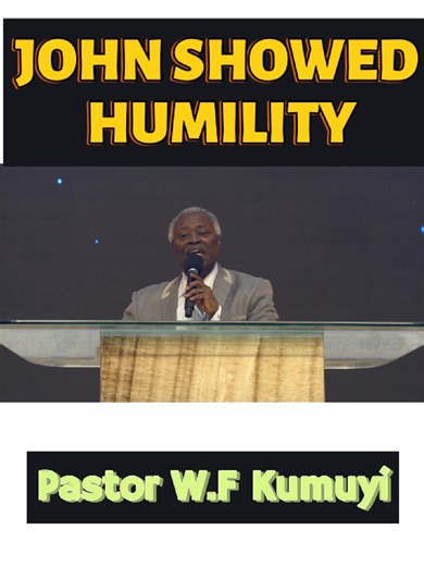 John The Baptist show humility | Pastor W.F Kumuyi | Monday Bible Study Excerpts Join us for a powerful Bible study service where Pastor Kumuyi shares a profound message on humility and the importance of extolling Jesus Christ! 🙏✨ Witness John beautifully exemplifying humility as he honors our Savior, reminding us all of the grace and love that Jesus embodies. Let’s come together to grow in faith and learn how to live a life of true humility.You won't want to miss this inspiring session! #Humil