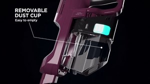 Shark HZ702 Ultralight PetPro Corded Stick Vacuum with PowerFins HairPro Odor Neutralizer Technology, Wine Purple