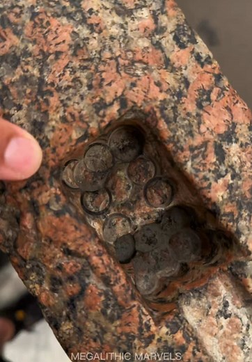 Ancient Egyptian Rose-Granite Box with Micro Core-Drill Evidence