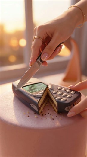 Wait… This Nokia is CAKE?! 📱🍰Fake or Cake? The Most Realistic Cut Ever! 😳#shorts #asmr #shortvideo