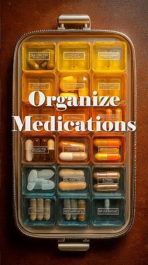 HOW TO ORGANIZE MEDICATIONS