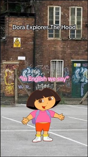 DORA EXPLORES THE HOOD #doratheexplorer #shorts
