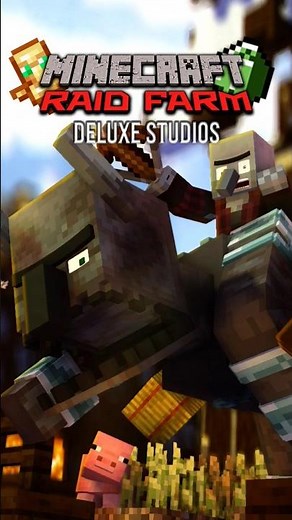 ⚔️ INSANE Minecraft Raid Farm – Easy Emeralds & Totems! 💎 #minecraft #shorts