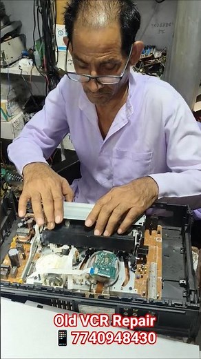 Old VCR Video Cassette Recorder Repairing Service Centre #old #vcr #vhs #video #cassette #recorder