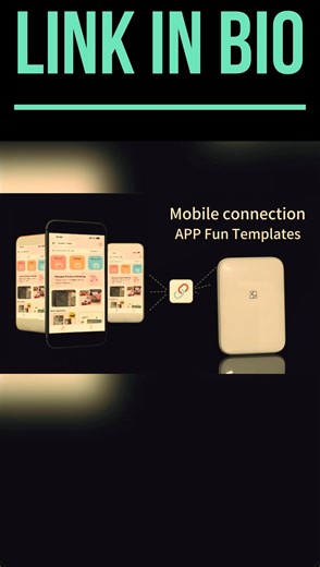 Mobile Connection APP Fun Templates High Adhesive Photo Paper | Best Sticker Photo Paper 🔥