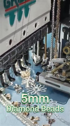 ✨ Precision. Power. Perfection. Experience the GREAT 24-Head Beads Embroidery Machine — equipped with new technology beads devices for 2.5mm round, 3.8mm tube, 4mm pearl, and 5mm diamond beads, plus twin sequin capability. Built for creativity. Designed for performance. 💎 Call or WhatsApp: 923001726926 . . . . . . . . #GREATEmbroidery #BeadsMachine #EmbroideryInnovation #TextileMachinery #MRamzanMachinery | GReaT Embroidery Machine