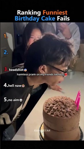 Ranking The Funniest Birthday Cake Fails 🎂😂 #shorts
