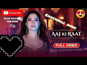 Aaj Ki Raat -Full Song |Stree 2|Tamannaah Bhatia|Rajkummar Rao|Sachin-Jigar|Madhubanti|Divya|Amitabh
