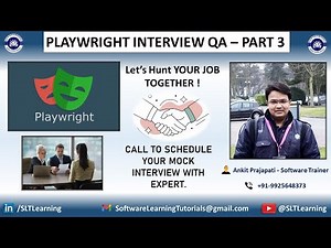 Playwright Interview Question & Answers - Part 3 (Latest - Most Asked) By SLT Learning