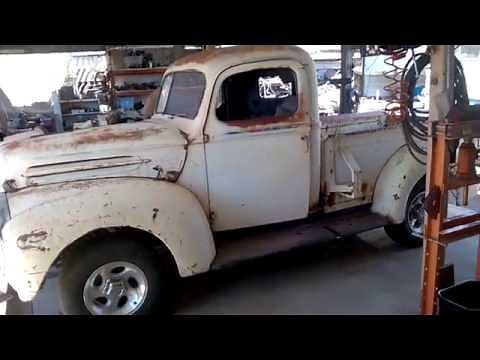 My 1947 Ford pickup truck with 1997 Ford Explorer frame swap