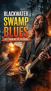 BLACKWATER SWAMP BLUES 🎙️ | Last Train Out of the Bayou | Heavy Swamp Rock