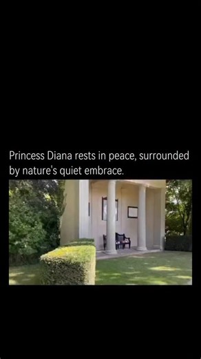 LostTapeHistory on Instagram: "Princess Diana is buried on a secluded island at Althorp, her family’s estate in England. Surrounded by trees and a peaceful lake, the private resting place reflects the serenity and grace she carried in life. Though the burial site is not open to the public, a nearby memorial allows visitors to honor and remember the People’s Princess — a woman who left a mark on the world with her kindness, strength, and compassion."