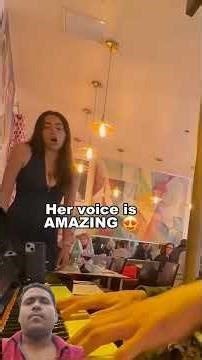 We surprised a restaurant with some opera atlunch #opera #carmen #opéra #verdi #operastar #libretto