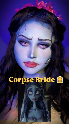 From the land of the dead to your feed 💀🎃! I’m the Corpse Bride, and I’m feeling alive 💄🔥! Finally gathered the courage to recreate this iconic look, and I’m dying to hear your thoughts 💀👀! Am I the bride or just a bridesmaid? 😏💀 [Corpse Bride,Halloween Makeup,Cosplay,Tim Burton,Corpse Bride Inspired,Halloween Costume,Makeup Tutorial, Transition Reel,Spooky Makeup,Gothic Makeup,Corpse Bride Costume,halloween 2025,viral,trending,dead makeup,sfx makeup,Halloween Inspiration,Lana del Ray,Yo