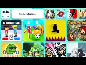 🔴 GIOCHI MULTIPLAYER ‪@Poki‬ #html5games #games #onlinegaming
