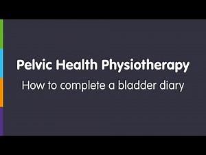How to complete a bladder diary