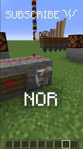 MORE REDSTONE LOGIC GATES with the NOR GATE | Redstone with PsiVolt #minecraft #redstone