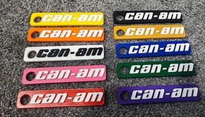 Can-am Keychain: 3D Raised Plastic Keyring (2-pack) - Etsy