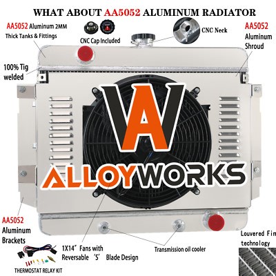 4Row Radiator Shroud Fan Relay For 1969-1970 Chevrolet Impala Bel Air Caprice V8 | eBay