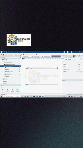 how to add navigation panel in FT optix Hindi tutorial #automationhindi #factorytalkoptix #ftview