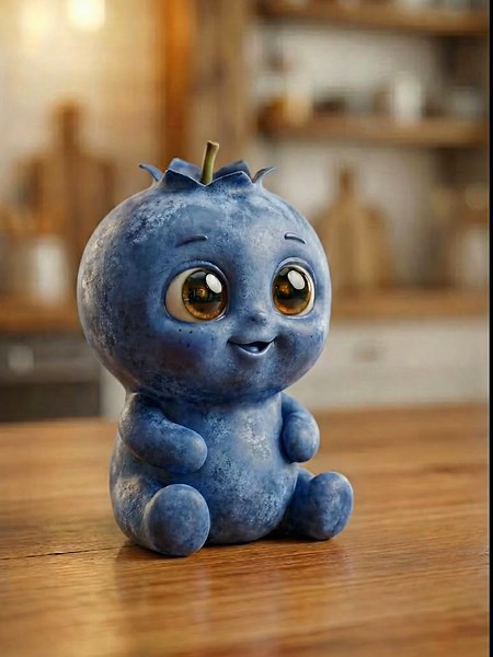Adorable Baby Blueberry Nibbles Mini Cake
