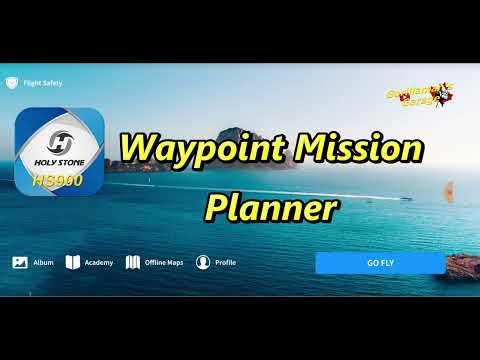 Holy Stone HS900 - Waypoint Mission Planner - Tutorial. 🤷‍♂️👍