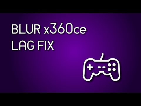 [PC] Blur X360ce LAG FIX. USB gamepad/controller (2021)