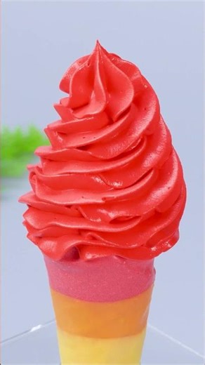 So Yummy Rainbow Cake Recipe #Shorts