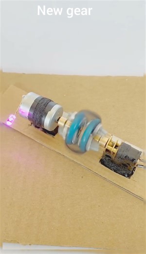 Rubber coupling drive DC motor #project #dcmotor