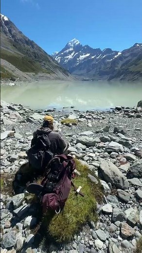 One of the best trails in the New Zealand 🥹🏔️ 📍Hooker Valley Track, New Zealand👇 📌Located in