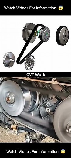 How CVT Transmission Works | No Gear System Explained 😱 CVT Gearbox Explained in 60 Seconds | CVT